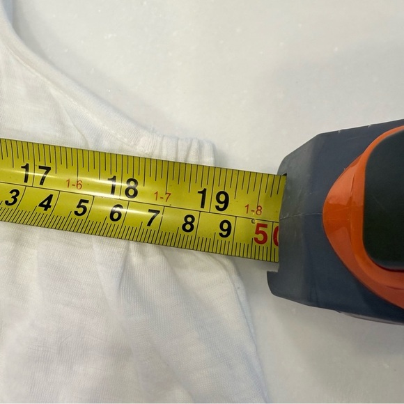 Lilly Pulitzer LOT OF 2 Tops Sleeveless 1- White 1- Blue Fringe Trim Sz M - Picture 7 of 16